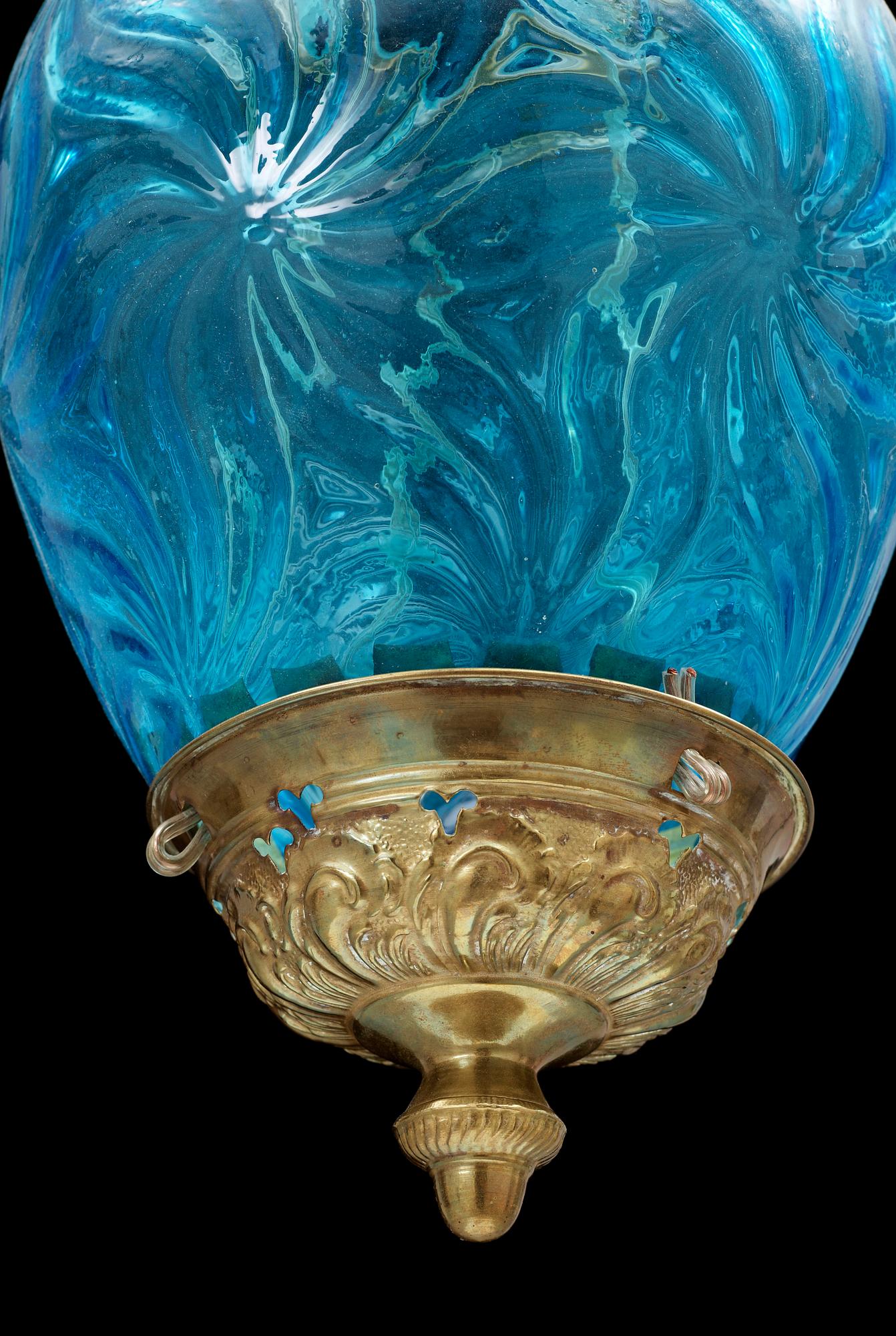 AMPEL, omkring år 1900. H ca 40, exklusive montering.