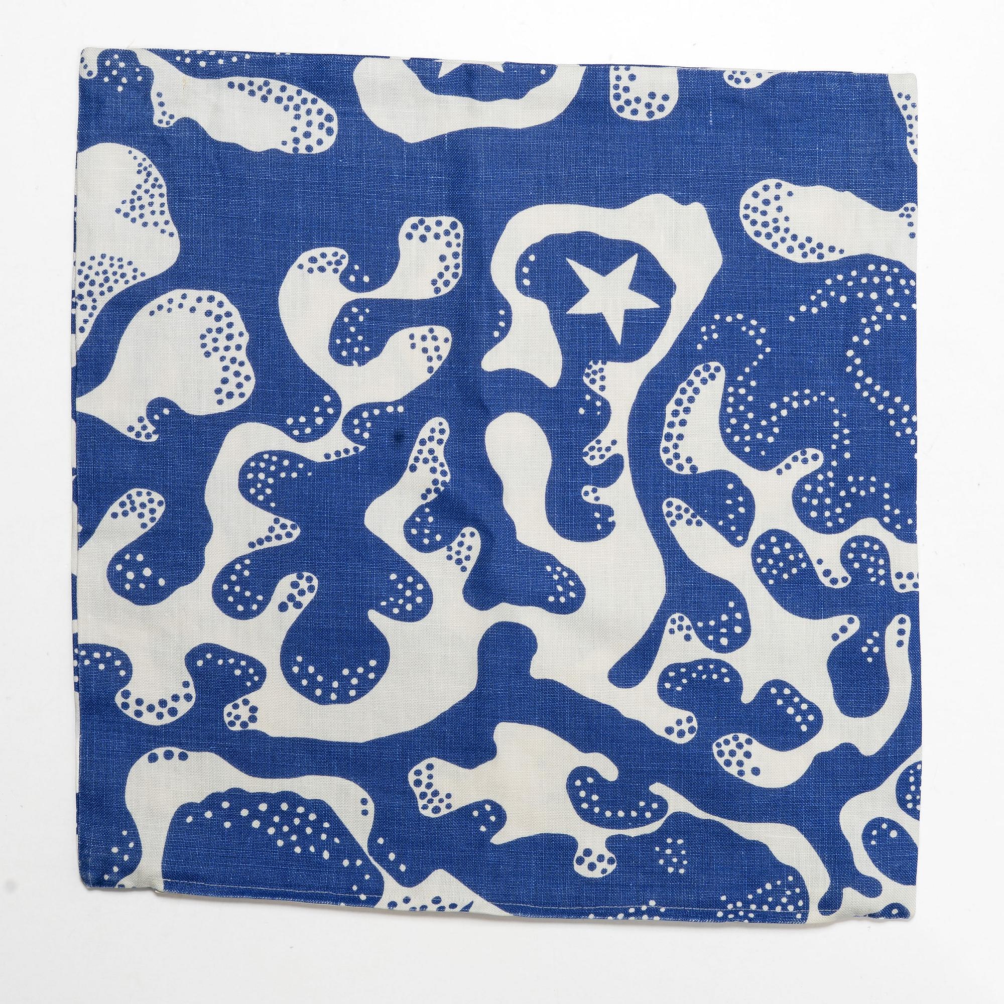 Josef Frank, four cushion covers, Svenskt Tenn.