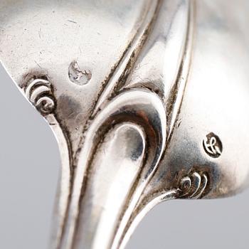 SKED, silver, möjligen Philipp Jakob Jäger dä, Augsburg 1715-. Vikt ca 62 gram.