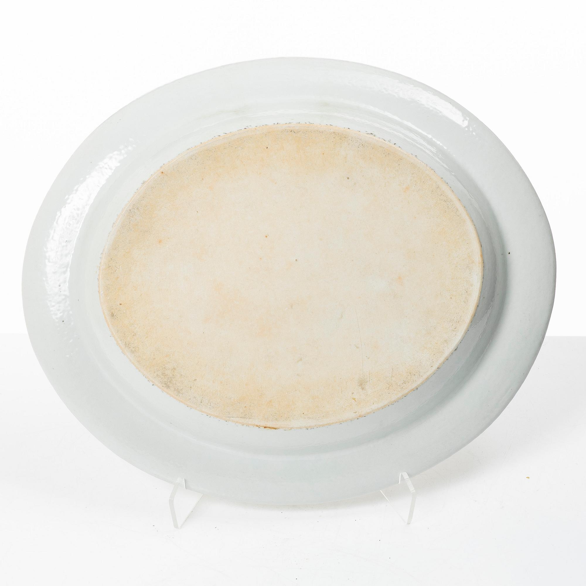 Fat, porslin Kina, Kanton, Qingdynastin, 1800-tal.