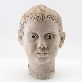 Gunnar Nylund, Sculpture, boy, own workshop.