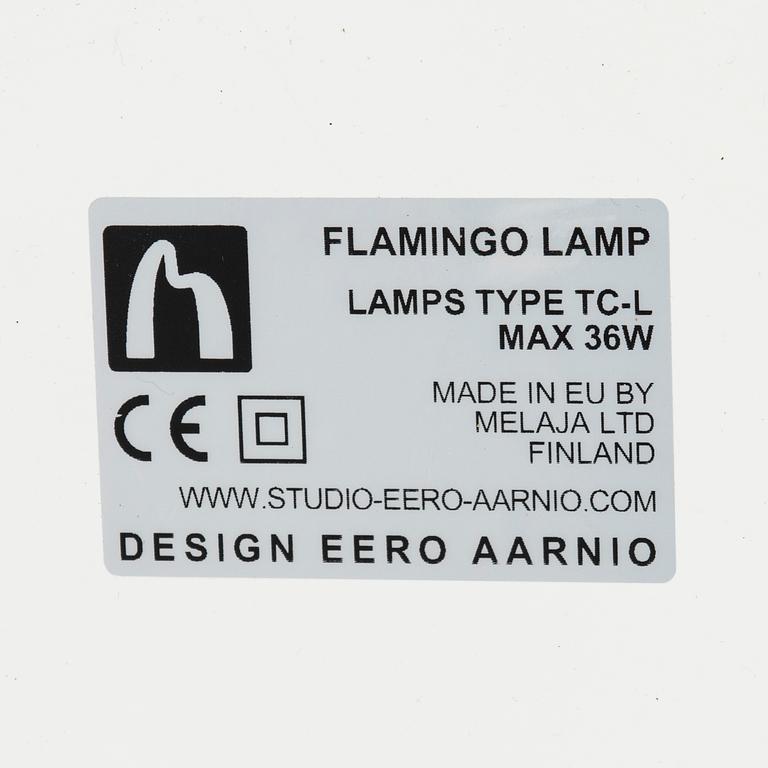 Eero Aarnio, lattiavalaisin "Flamingo", Melaja Oy.