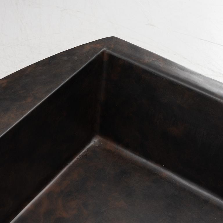 Kristian Sofus Hansen & Tommy Hyldahl, 
"Brutus Lounge Chair - Coffee" 101 Copenhagen, Denmark.