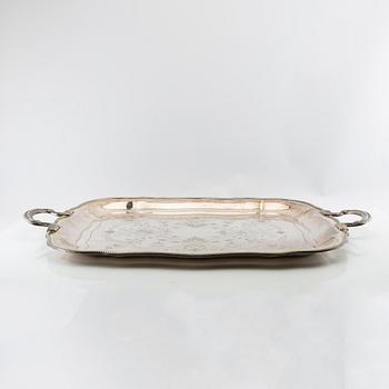 Trays 2 pcs of nickel silver, first half of the 20th century.