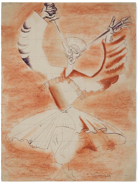 Isaac Grünewald, Dancing Cossack.