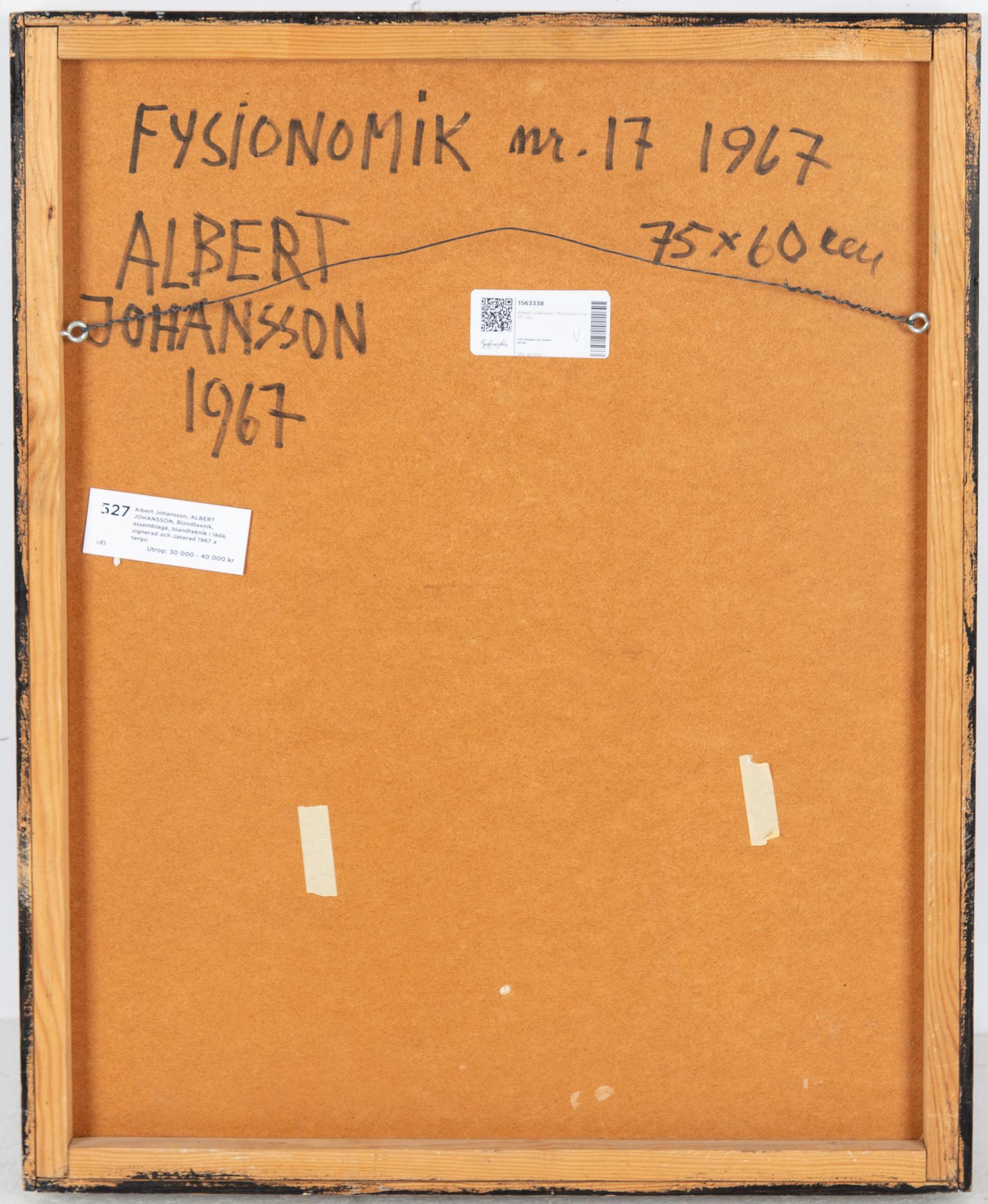 Albert Johansson, "Fysionomik nr. 17".