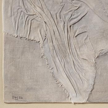 Elli Hemberg, textile collage, signed and dated -60.