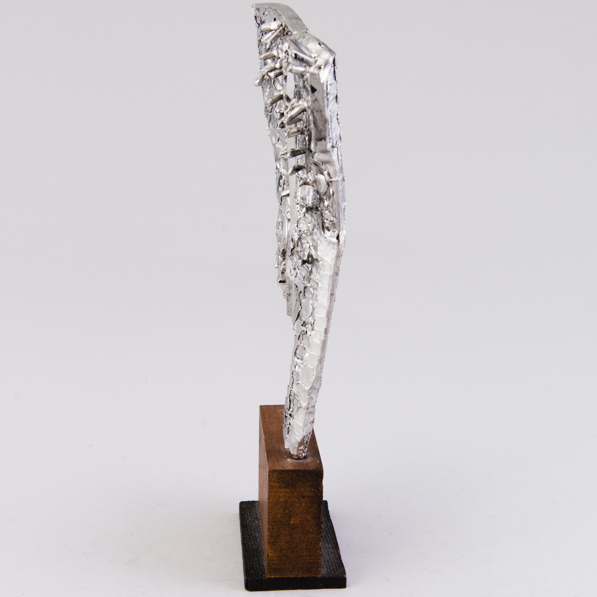 ÅKE LAGERBORG, SKULPTUR, metallegering, signerad och daterad 1980.