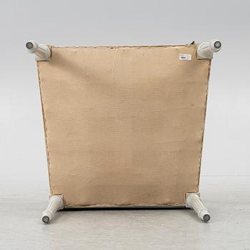 A Late Gustavian style armchair, second half of the 20th century.