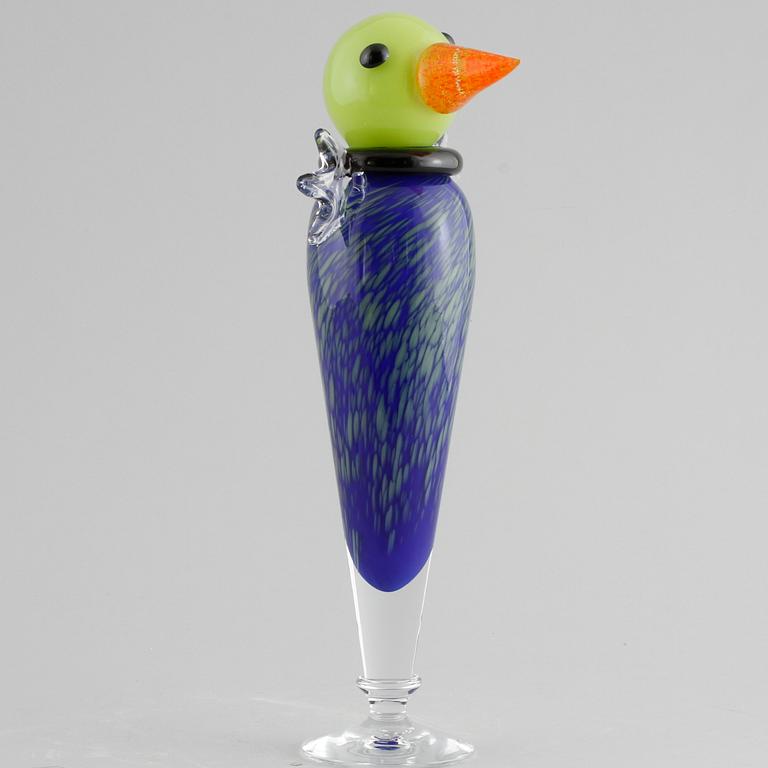 KARAFF, glas, Anna Örnberg, Strömbergshyttan, signerad samt numrerad 9654.