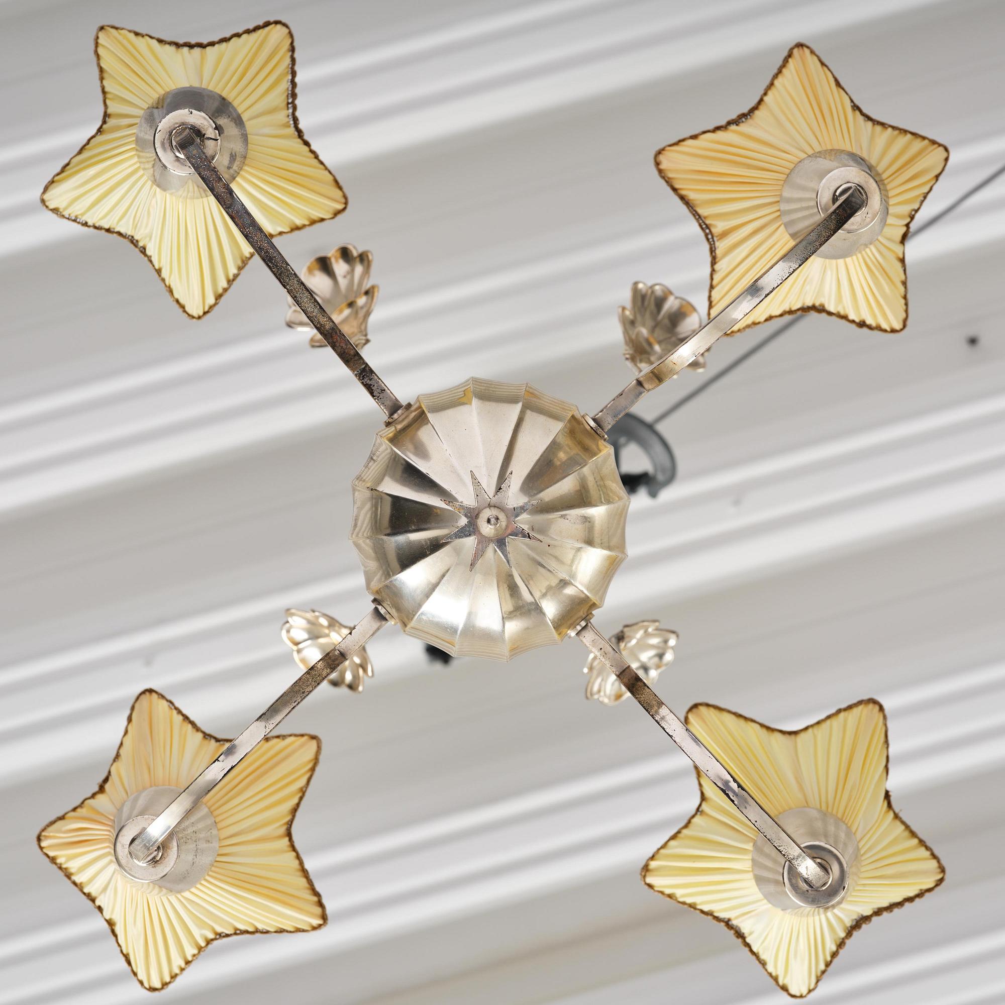 Elis Bergh, a Swedish Grace ceiling lamp, C.G. Hallberg, Stockholm, 1920s.