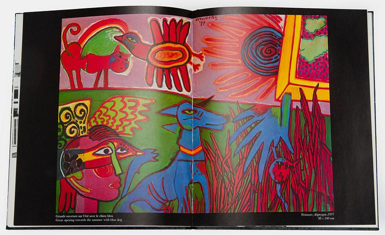 Beverloo Corneille, Book, "Corneille Aujourd'hui - Corneille Today" by André Laude. With illustrated dedication by the Artist.