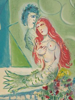 Marc Chagall, efter, "Sirène au poète", ur 'Nice et la Côte d'Azur'.
