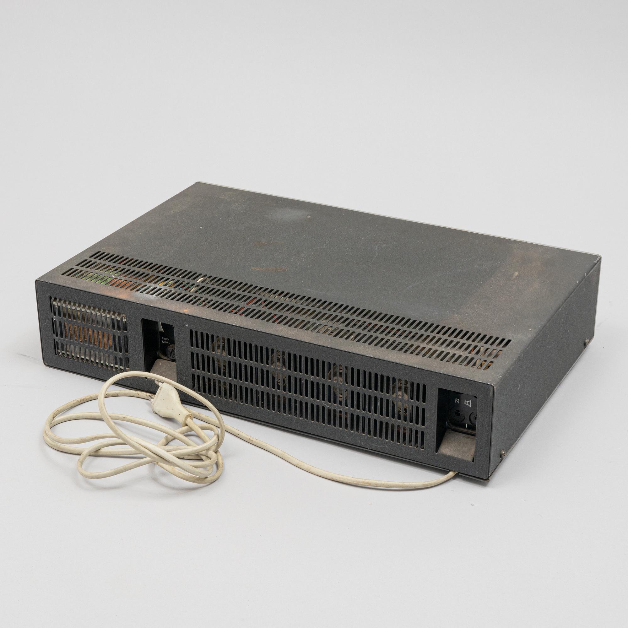 Dieter Rams, stereoutrustning, 5 delar, Braun, Tyskland 1970-tal.