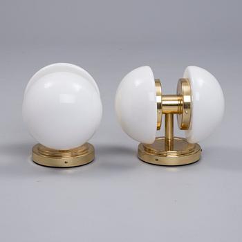 VÄGGLAMPOR, ETT PAR, Orno, 1900-talets slut.