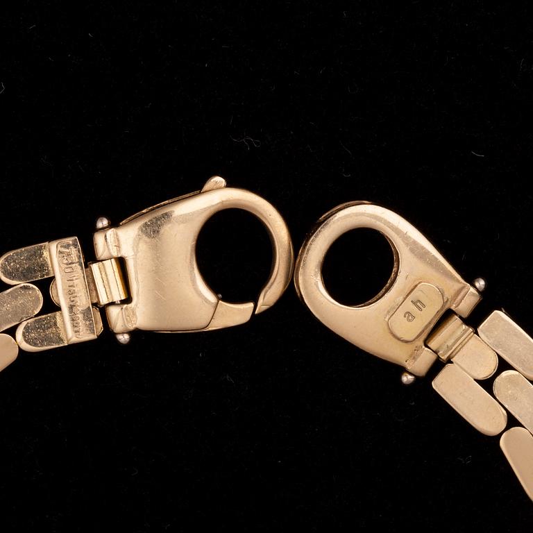 ARMLÄNK, 18K guld, Italien. Vikt 16,6 g.