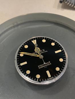 Rolex, Submariner, "Underline, Meters first, Gilt Dial", ca 1964.