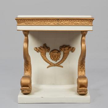 SPEGEL samt KONSOLBORD, empire, 1800-talets första hälft.