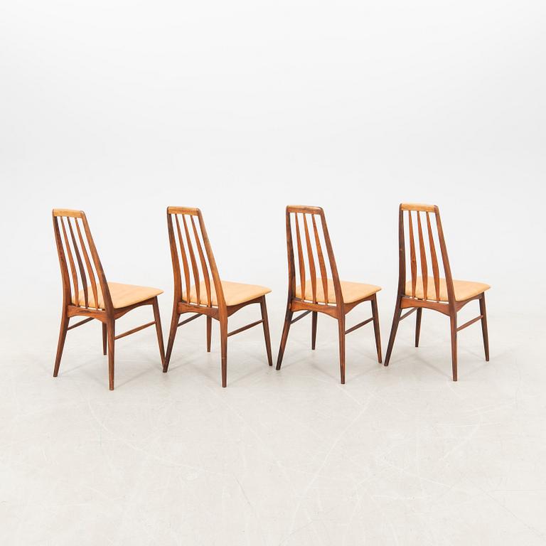 Ib Kofod-Larsen, chairs 4 pcs Denmark 1960s.