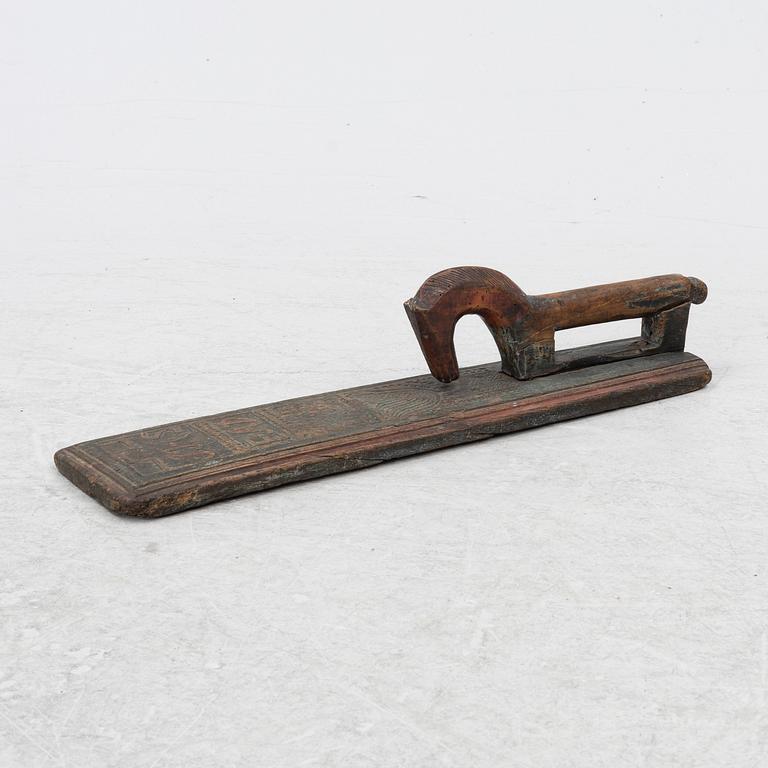 Mangeldon, southern Sweden, dated 1786.