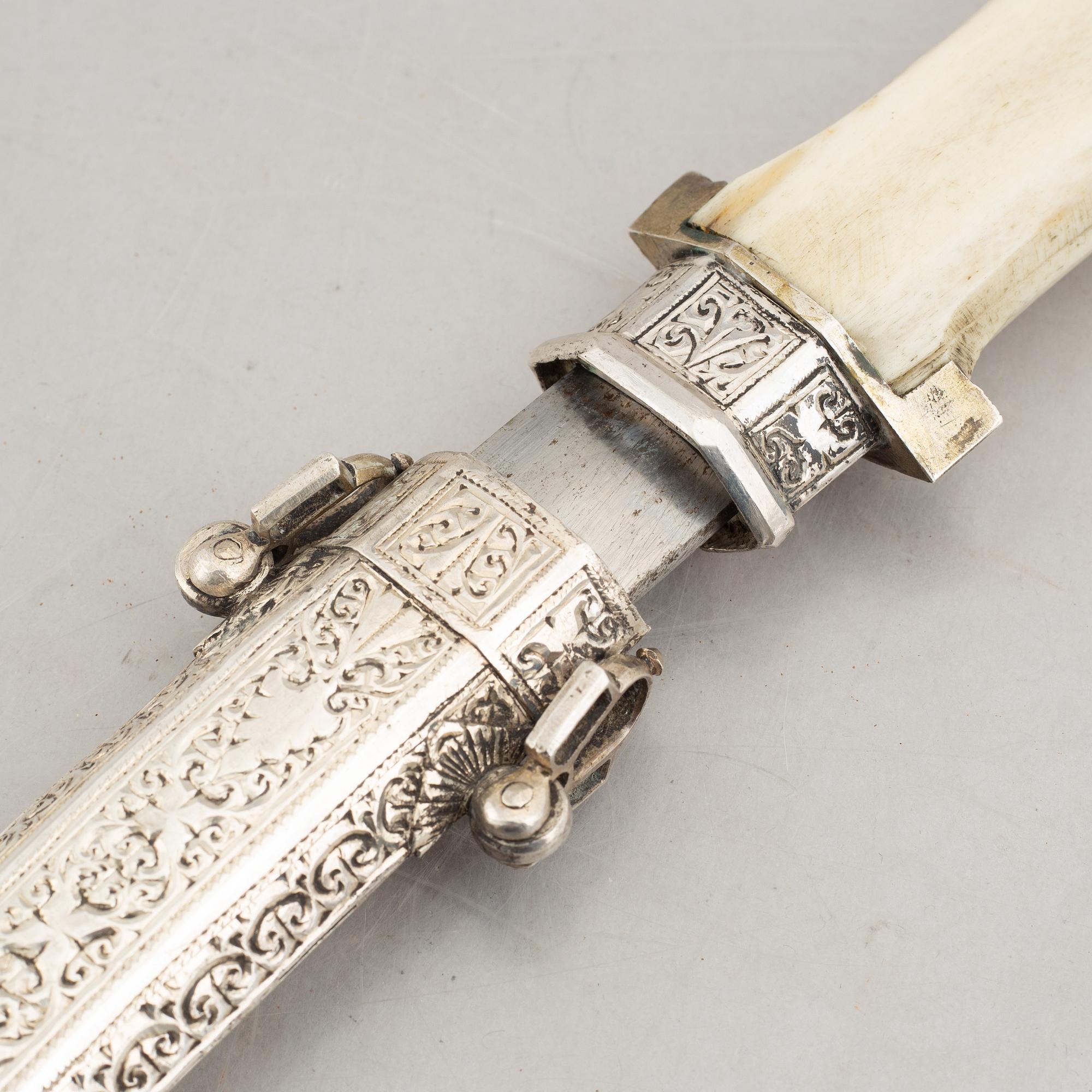 A lot of three Jambyias, Morocco, 20th century.
