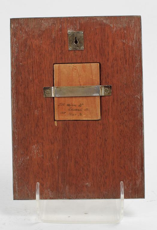 IKON MED SILVERRAM, Ryssland resp Atelier Borgila, 1900-tal.