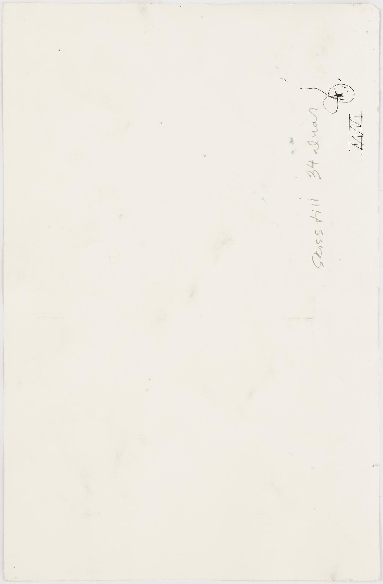 ULF RAHMBERG, mixed media on paper, signed with monogram and dated MM on verso.