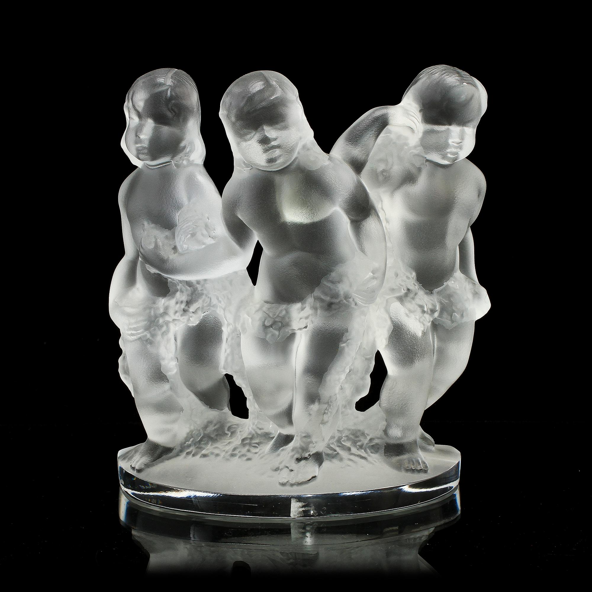 FIGURIN, glas, Lalique.
