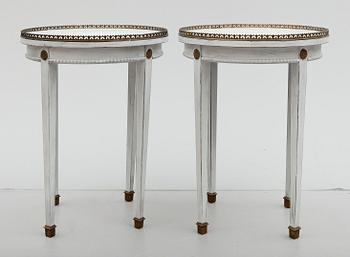 BORD, 1 par, gustaviansk stil, 1800-/1900-tal.