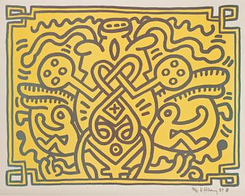 174. Keith Haring, "Chocolate Buddha 4".