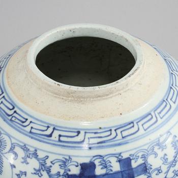 BOJANER, 2 st, porslin, Kina, 1800-tal.