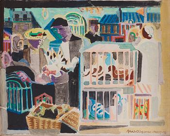 563. Axel Olson, At the market.