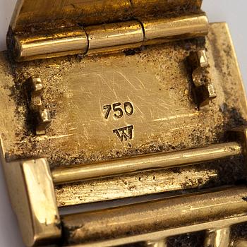 IWC, wristwatch, 34 mm, 18K gold.