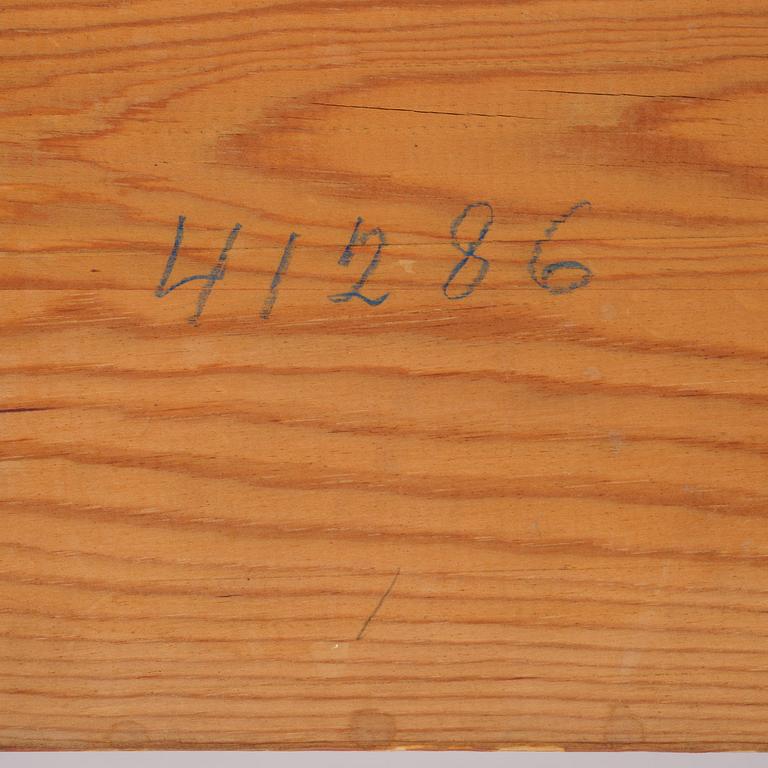 Axel Einar Hjorth, a stained pine "Värmdö" side table, Nordiska Kompaniet, 1930s.