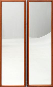 Åke Johansson mirrors, a pair from the 1960s/70s.