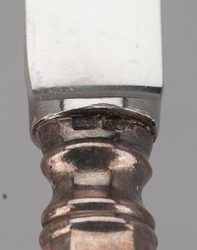 FRUKTKNIVAR, 11+6, silver, "Musslan" Kuopion Kulta Oy Tavastehus 1930 samt Hopeakeskus Tavastehus 1941.