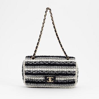 Chanel, a textile 'Flap Bag', 2019.