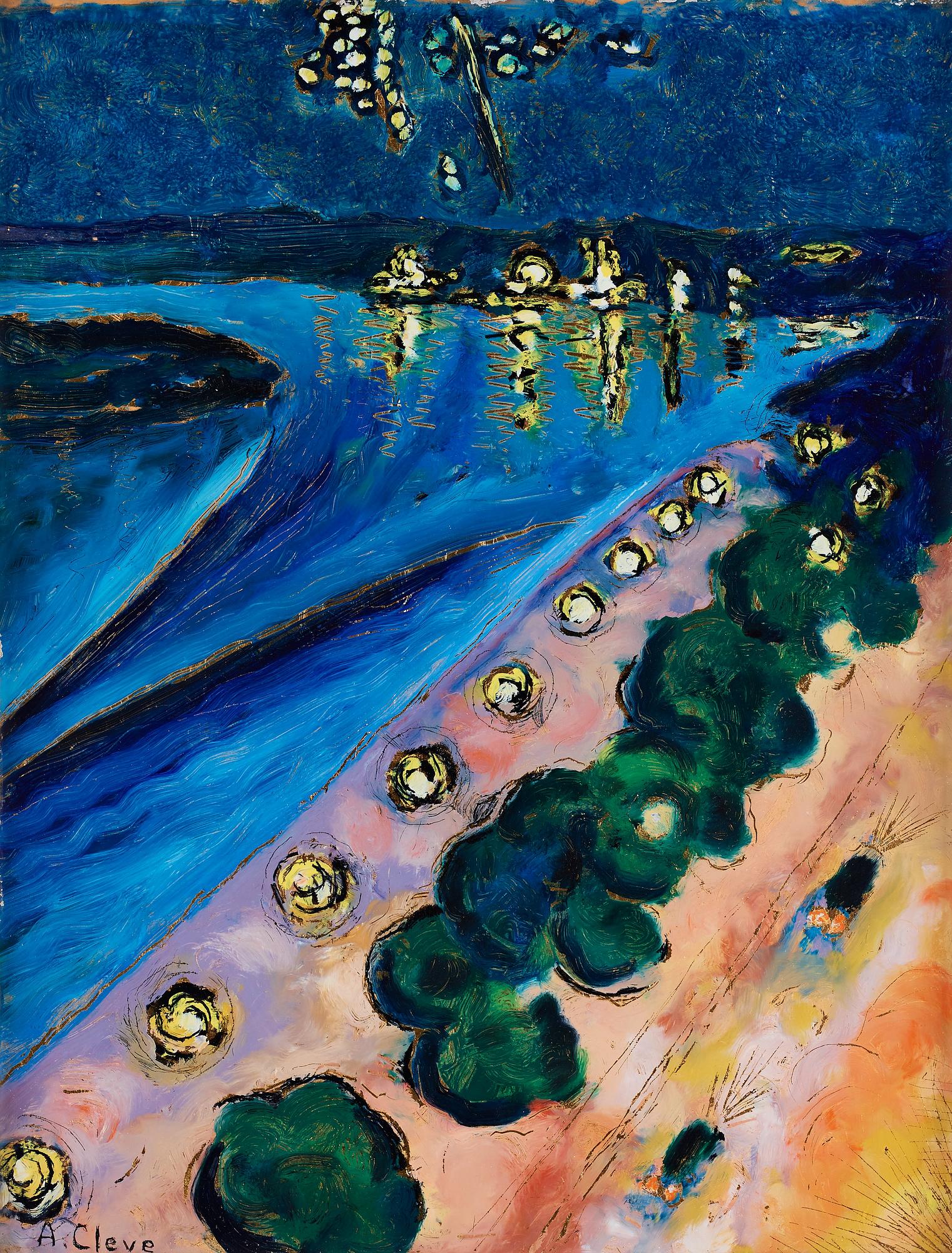 Agnes Cleve, View from Söder Mälarstrand, Stockholm.