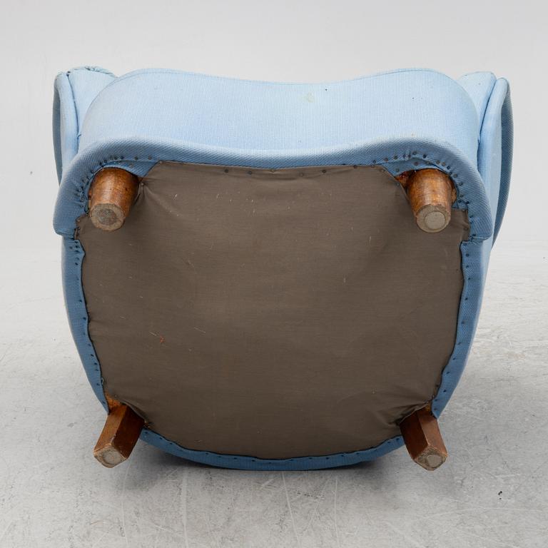 A pair of armchairs, 1930's.