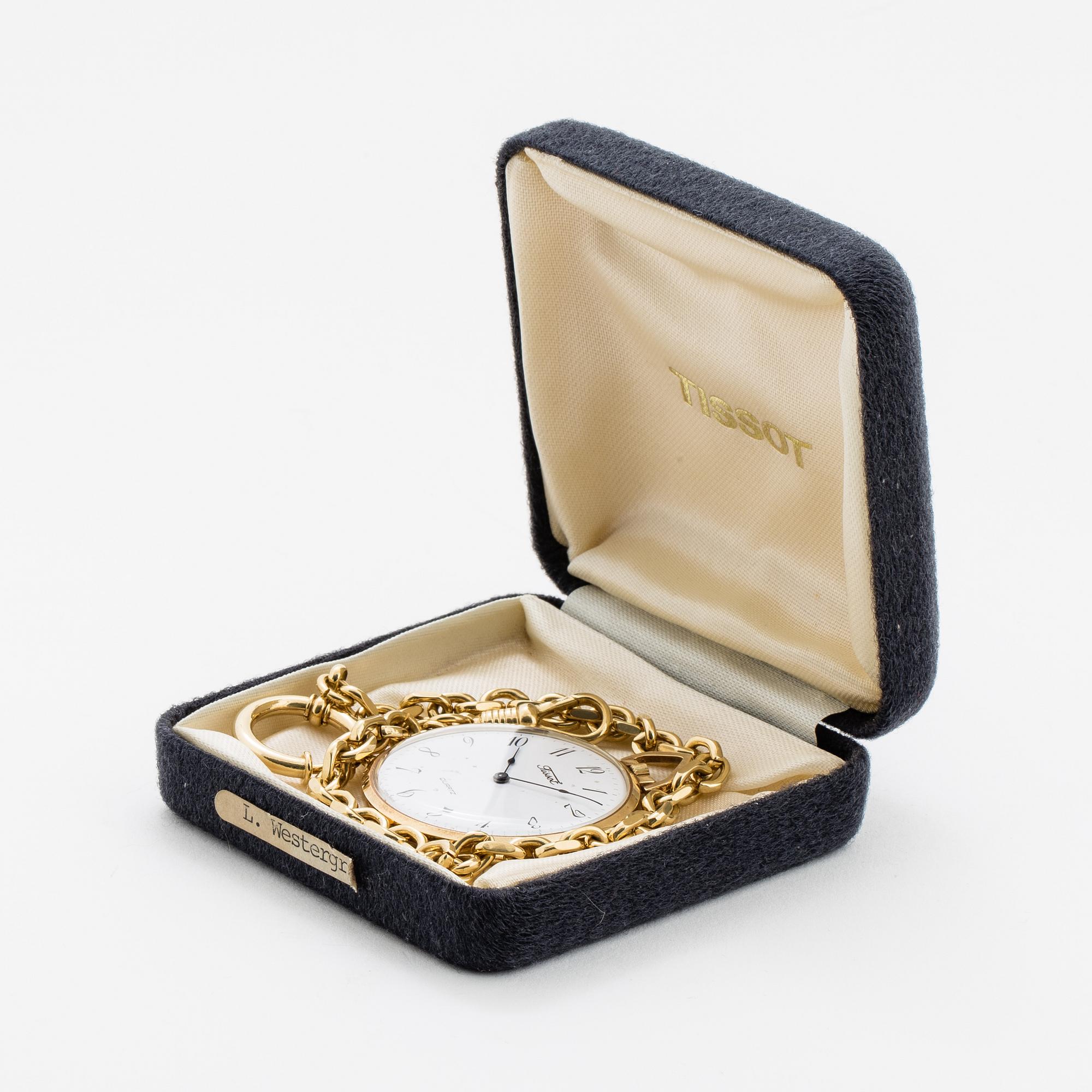 Tissot, pocket watch, 40 mm.