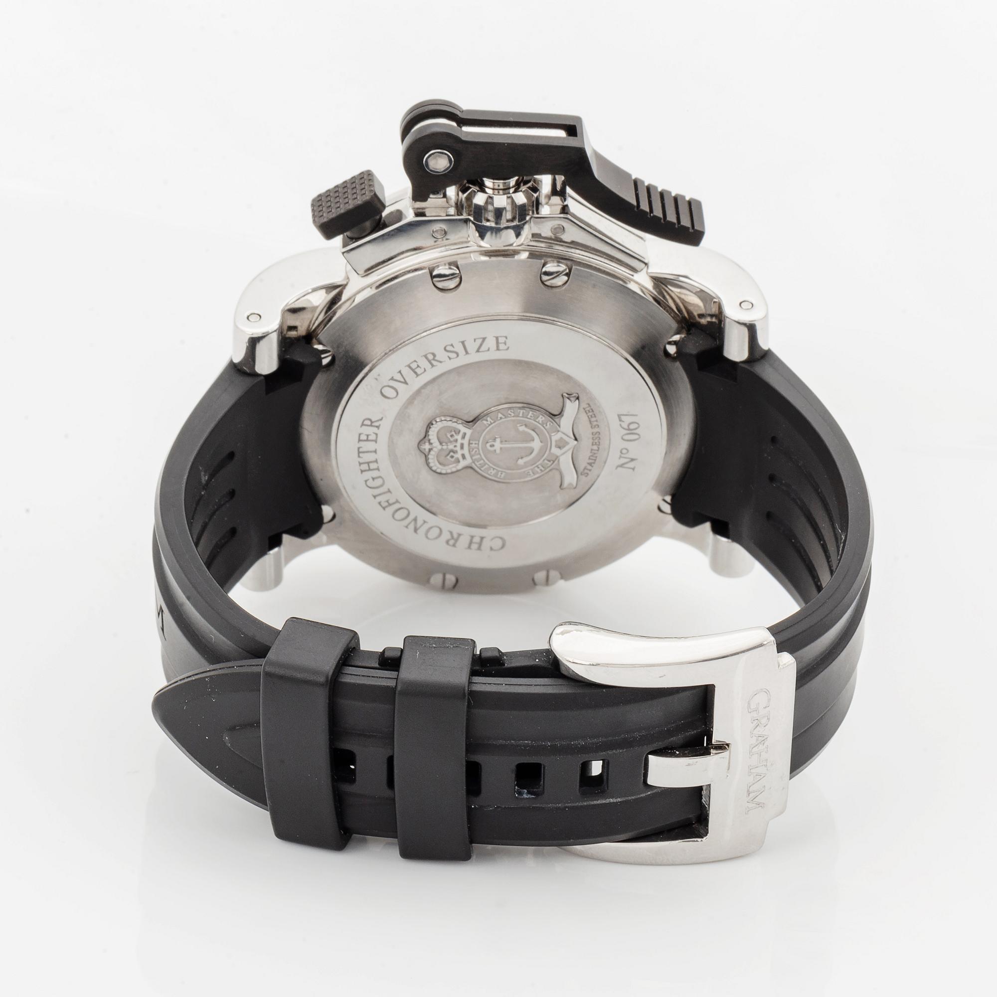 Graham, Chronofighter Oversize, chronograph, wristwatch, 47 mm.
