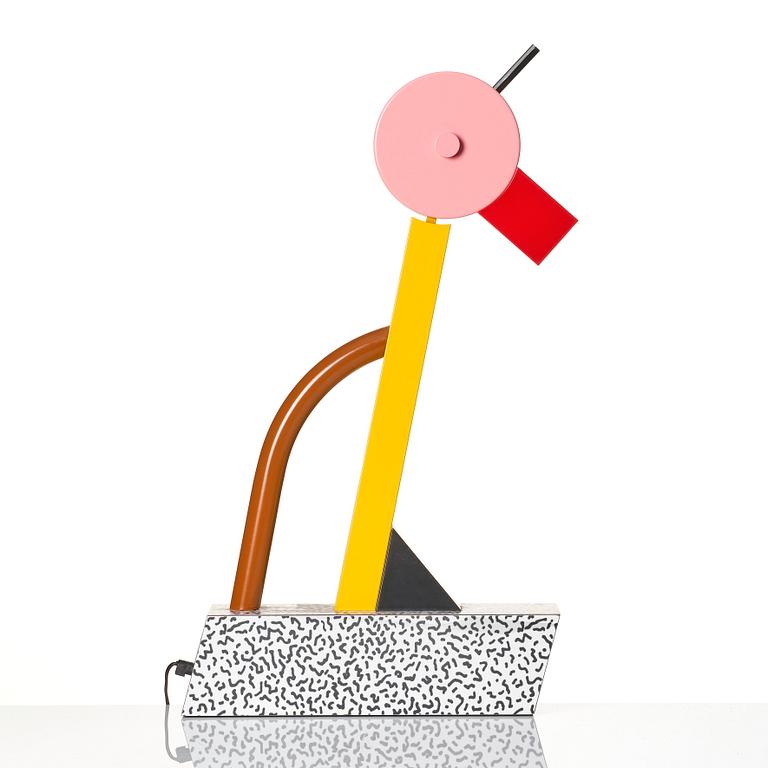 Ettore Sottsass, "Tahiti", bordslampa, Memphis, Milano, efter 1981.