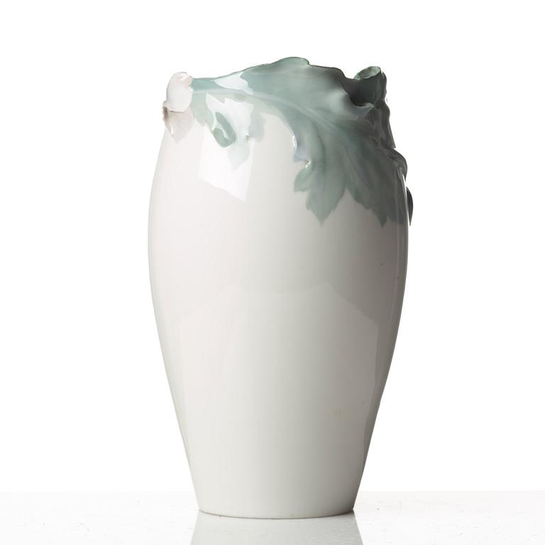 Algot Erikson, an Art Nouveau porcelain vase, Rörstrand, Sweden ca 1900.