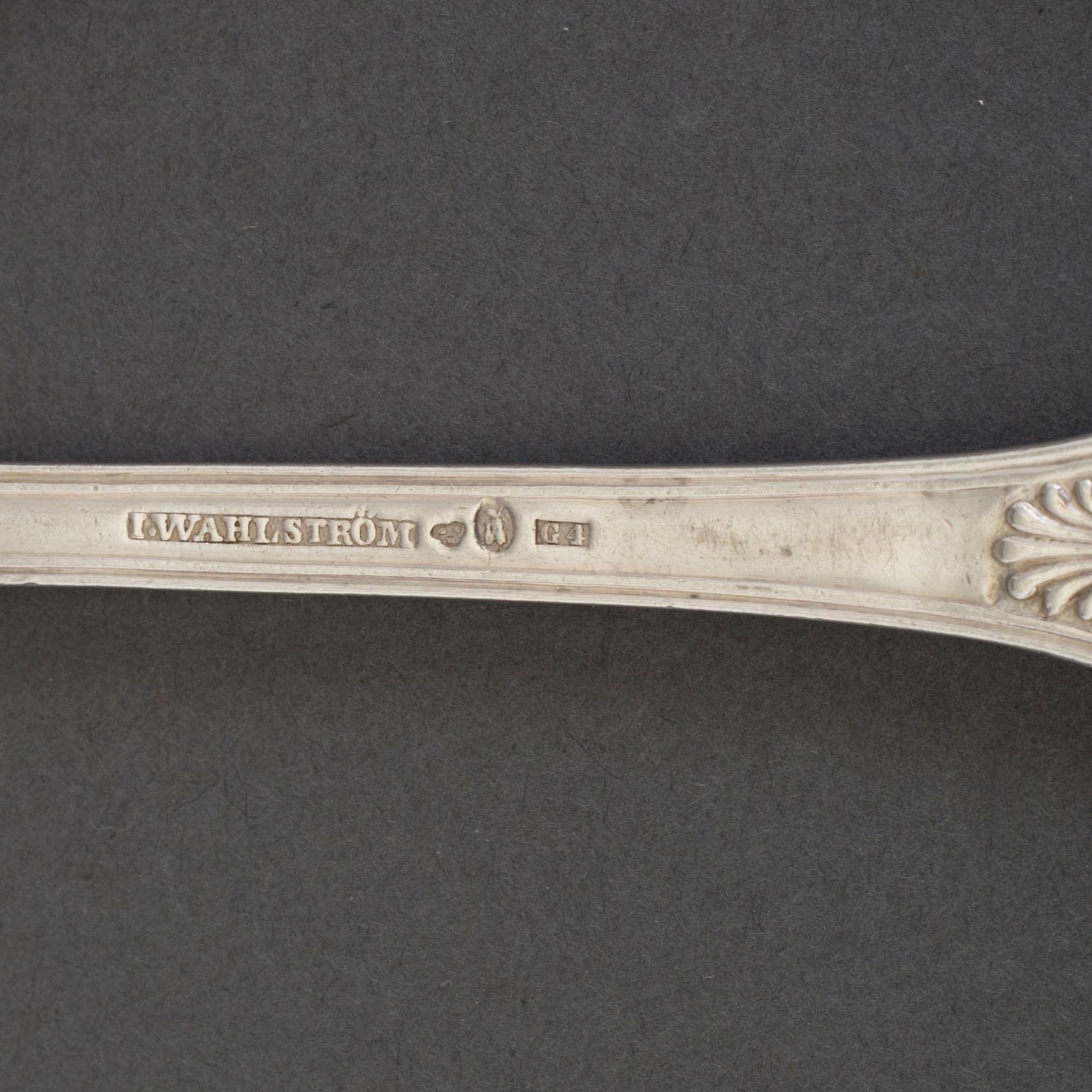 BESTICK, 16 delar, bl.a Wahlström, 1800-tal.