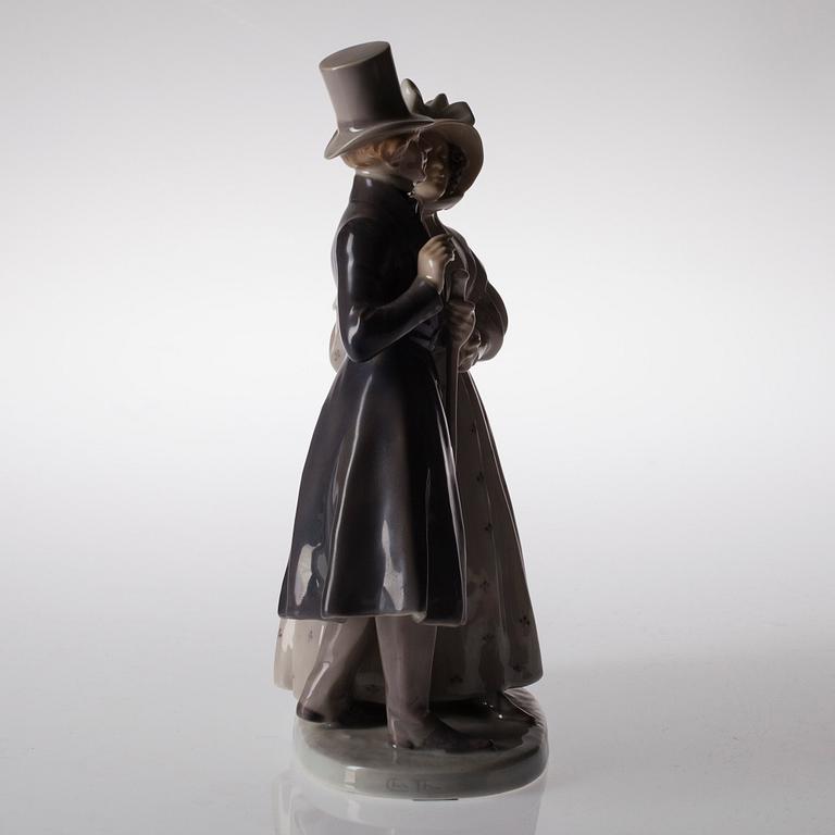 FIGURIN, porslin, Christian Thomsen, Royal Copenhagen 1914.