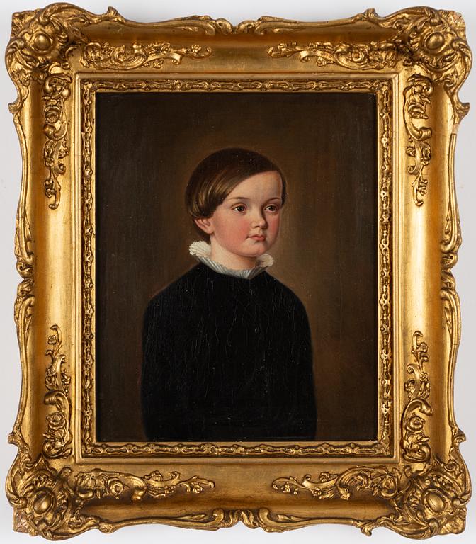 Unknown artist, 19th century, Portrait of a boy.