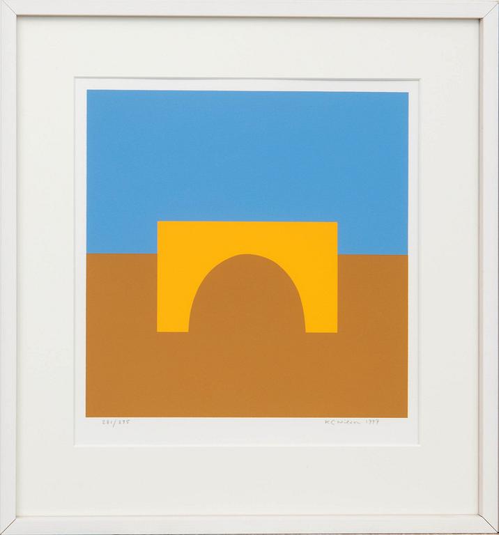 KG Nilson, KG Nilsson, lithographs, 2 pcs.