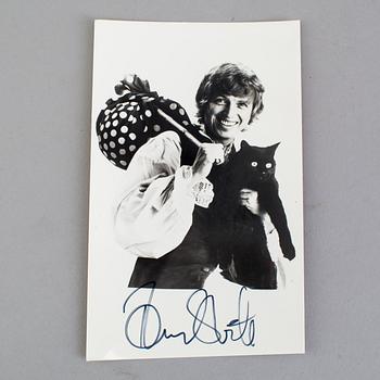 AUTOGRAFER, 3 stycken, 1970.