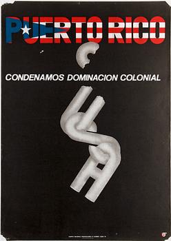 POLITISKA AFFISCHER, 7 st, varierade trycktekniker, 1968-1979.