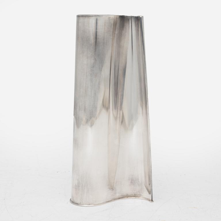 Rolf Lindståhl, a sterling silver vase, Stockholm, 2008.